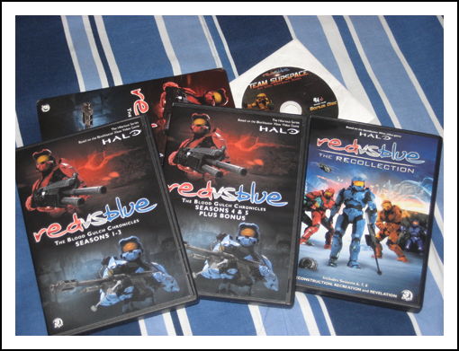 Red vs Blue...seasons ONE through EIGHT...OH YES