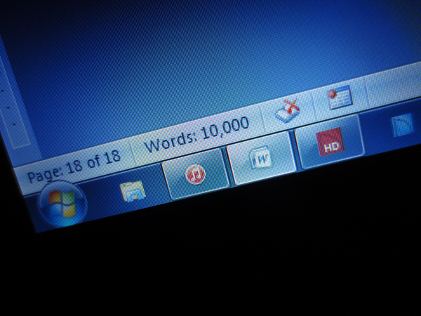 Ten thousand words ain't bad...