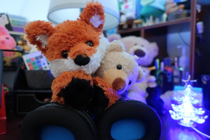 Ryan is not giving up his nest...or his bear... Ryan is not giving up his nest...or his bear...