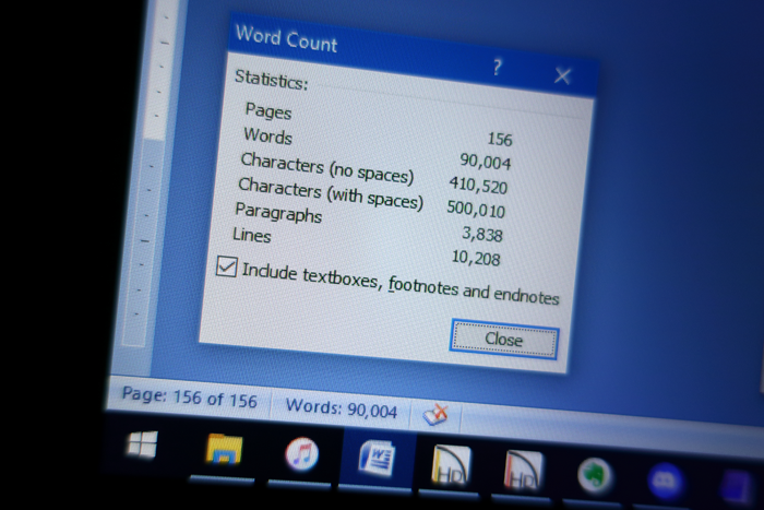 NINETY THOUSAND WORDS...