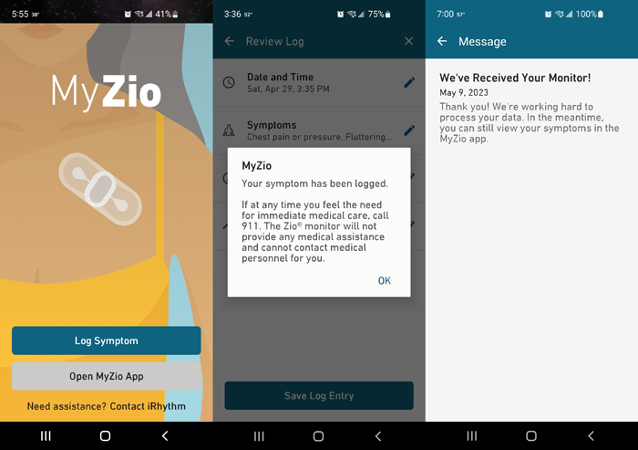 MyZio, My Phone.