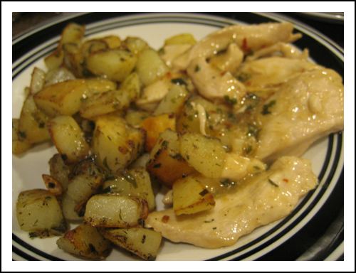 Garlic Herb Chicken and Potatoes Garlic Herb Chicken and Potatoes